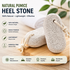 Piedra Pómez Volcánica Natural para Talones, Cuidado de los Pies, Eliminación de Callosidades, Exfoliante, Herramienta de Pedicura para Spa y Belleza - Product Image 2