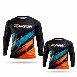 Ropa Deportiva Transpirable de Verano, 100% Poliéster, Jersey de Motociclismo, MTB, MX, BMX, Descenso, Motocross - Product Image 1