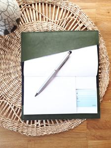 Protecteur de chéquier en cuir Gravé Business Check Case Wallet Gift Slim Long Register LCR-0049 - Product Image 4