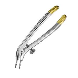 Pinzas de Ortodoncia de Acero Inoxidable de Alta Calidad para Remover Coronas Dentales Telescópicas, Pinza Dental de Media Dorada para Remover Coronas - Product Image 3