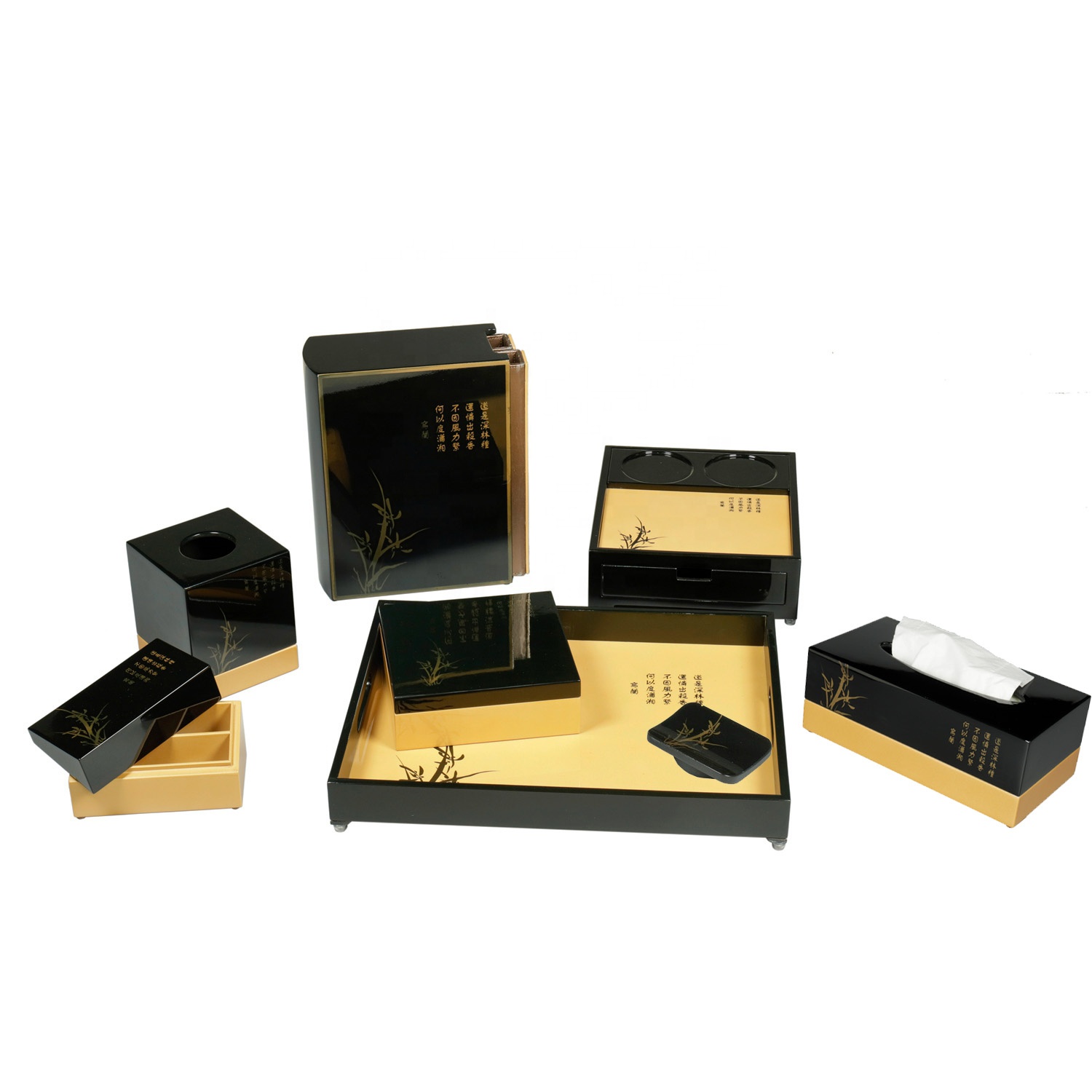 Оптовая продажа с завода, высокое качество, Лидер продаж, деревянные Роскошные товары для отеля, Набор принадлежностей