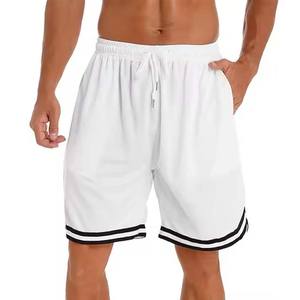 Short d'entraînement en nylon à taille élastique personnalisé du fabricant de vêtements OEM pour hommes non tissé pour la course à pied Beach Gym Street Wear - Product Image 3