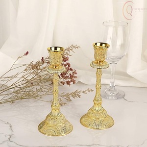 Elegante Portavelas de Metal para Decoración de Hogar de Lujo, Portátil e Impermeable para Uso en Ramadán, Bodas, Fiestas y Eventos - Product Image 2