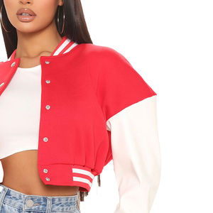 Veste universitaire courte tendance pour femmes, nouvelle arrivée élégante et tendance, vêtements d'hiver à la mode, vestes universitaires pour femmes - Product Image 4