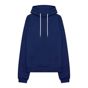 OEM al por mayor personalizado impreso Essentials liso de gran tamaño pulóver con capucha Unisex de alta calidad 100% sudaderas con capucha de algodón - Product Image 2