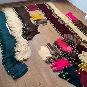 Venta caliente de alta calidad 100% vietnamita Virgen Remy Extensiones de cabello humano crudo 30 pulgadas Paquetes de trama de piel de alto grado - Product Image 4