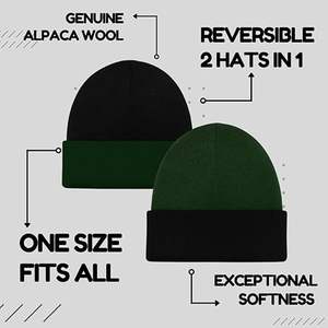 2025 New Design <b>Wool</b>/Cotton Breathable Waterproof Jacquard Unisex Adult <b>Beanie</b> <b>Hats</b> OEM Service Wholesale Custom Made Image High - Product Image 6