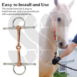 Venta al por mayor: Nuevos y modernos bocados de rienda de control superior para caballo, de acero inoxidable, con mordaza articulada de doble acción. - Product Image 3