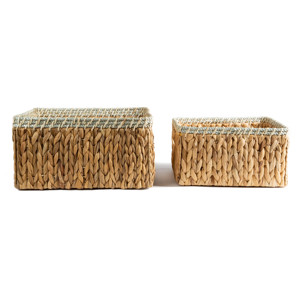 Producto superior Caliente agua Jacinto bolsa de lavandería cesta decoración cesta personalizar Color cocina espacio organizador - Product Image 3