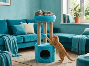 Tour pour chat Atlanta Aqua Breeze avec esprit ludique - Product Image 6