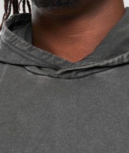 Oem Sweats à capuche oversize personnalisés 500 Gsm pour hommes Streetwear épais en coton avec broderie simple d'un poids lourd - Product Image 6
