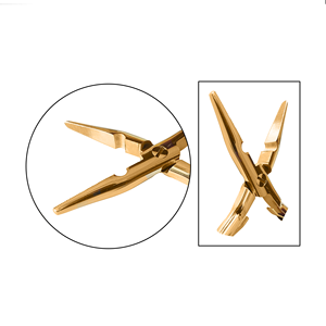 Pince à extensions capillaires en acier inoxydable pratique, fonction 2-en-1, poignées durables et lisses, emballage personnalisé pour salons de beauté et usage domestique - Product Image 4