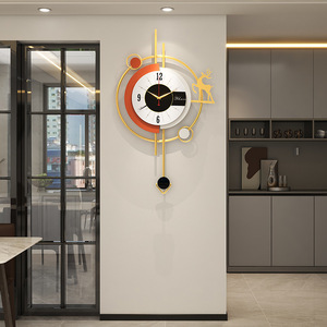 Mới Sáng Tạo Hiện Đại Không Khí Đồng Hồ Tường Ánh Sáng Đơn Giản E26 Cơ Sở Đèn Tường Với Điều Khiển Âm Thanh Cho Phòng Khách - Product Image 5