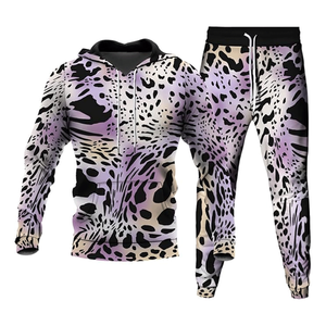 Chándal deportivo con cremallera de poliéster para hombre con logotipo personalizado OEM gran oferta ropa de entrenamiento transpirable de talla grande para ropa de calle de invierno - Product Image 3