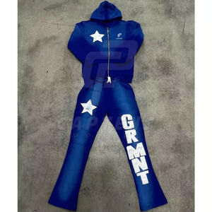 ชุดวอร์มปักลายสร้างความทุกข์ชุดวอร์มปักลายออกแบบได้ตามต้องการจากโรงงาน - Product Image 5