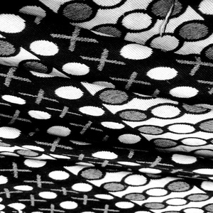 Haute qualité Jacquard Shopping sac fourre-tout Mini coton tissu respirant lavable à la mode bas tissé fil teint tapisserie d'ameublement - Product Image 2