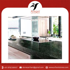 คอลเลกชันล่าสุดของแผ่นหินแกรนิตสีเขียวคุณภาพดีเยี่ยมด้วยการออกแบบที่ทันสมัยพื้นผิวหินขัดแบบแผ่นใหญ่ - Product Image 2