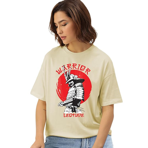 2024 nouveauté haute qualité femmes surdimensionné T-Shirt élégant imprimé Design personnalisé col rond doux respirant grande taille décontracté - Product Image 4