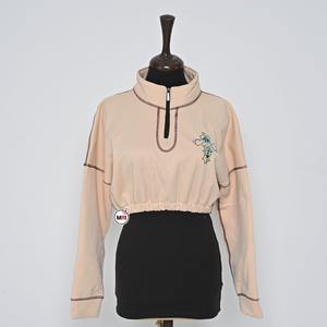 เสื้อถักกันหนาวมีฮู้ดเสื้อครอปไซส์ใหญ่พิเศษมีฮู้ดระบายอากาศได้ดี - Product Image 1