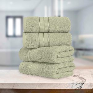 Hot Selling Luxury 100% Pure Grey Cotton Terry <b>Towel</b> High Quality Pool Spa Hand Bath <b>Towels</b> 4-Piece <b>Set</b> for Hotels Eco-Friendly - Product Image 5