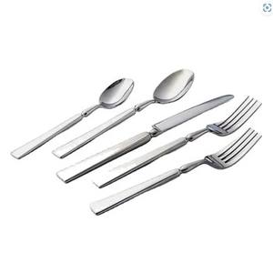 Ensemble de couverts élégant en acier inoxydable avec finition miroir élégant, parfait pour les repas à la maison et les fêtes de mariage, fournitures de cuisine - Product Image 1
