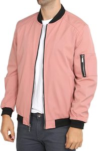 Chaqueta estilo bomber para hombre personalizada con cuello levantado, logotipo personalizado en la parte delantera, chaqueta de invierno para hombre - Product Image 3