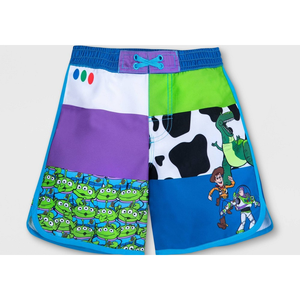 For Disney Store Boys' Swim <b>Trunks</b>-Disney <b>Toy</b> Story Shark and Print Swim Shorts Long Bikini Style for Toddlers Aged 9-10 - Product Image 2