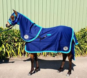 Horse Summer Sheet Premium Horse Alfombras para comodidad y protección en clima cálido Alfombra de caballo ecuestre - Product Image 5
