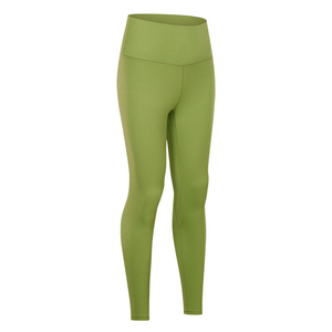 Leggings Deportivos para Mujer, Sin Costuras, Cintura Media, Diseño Sólido, para Yoga, Gimnasio, Ejercicio, Fitness, Spandex/Poliéster, Cintura Elástica, Servicio OEM - Product Image 2