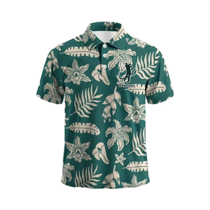 Trajes Casuales de Punto para Hombre, Venta Caliente 2026, Cuello Alto con Botones, Estampado por Sublimación, Manga Corta para Camiseta Polo, para Primavera y Otoño - Product Image 1