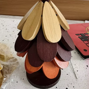 Handcrafted Vietnam Wooden Tree <b>Coasters</b> Using Natural Wood Material For Table Protection <b>Drink</b> Use And Decoration - Product Image 1