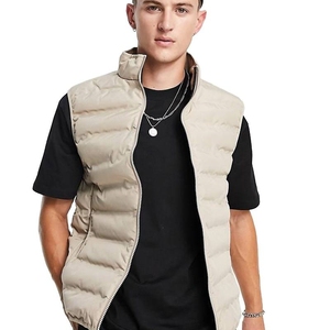 Chaleco acolchado informal de talla grande para hombre, novedad de 2025, chaleco cálido transpirable de alta calidad con cierre de cremallera para invierno - Product Image 1