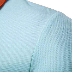 Camiseta de Golf Personalizada con Logotipo Bordado, 100% Algodón Jersey, Uniforme de Negocios para Hombre, Color Sólido, Secado Rápido - Product Image 4