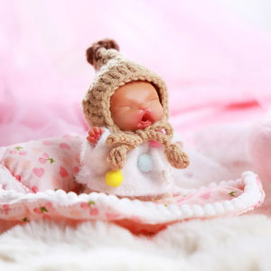 Babeside 4.5 "yumuşak tombul gerçekçi Piggy modeli oyuncak Mini 12cm sıkı gerçekçi silikon hayvanlar için yeniden doğmuş bebekler çocuklar - Product Image 5