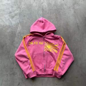 OEM Ensemble de survêtements à capuche de détresse personnalisés 2 pièces pour hommes avec impression de logo sur écran latéral pour l'hiver - Product Image 3