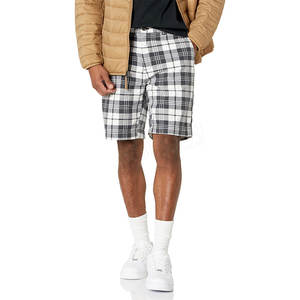 Pantalones Cortos Deportivos Casuales de Pana para Hombre, Estilo Urbano, 100% Algodón, Cintura Alta, Diseño Sólido, Ecológicos - Product Image 1