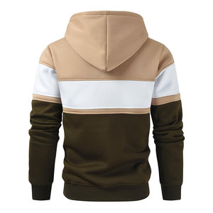 เสื้อฮู้ดโอเวอร์ไซส์สไตล์สตรีท OEM สำหรับผู้ชาย เสื้อกันหนาวแบบสวมหัว ผ้าเรียบสีพื้น แฟชั่นขายส่ง ระบายอากาศได้ดี เป็นมิตรกับสิ่งแวดล้อม - Product Image 3