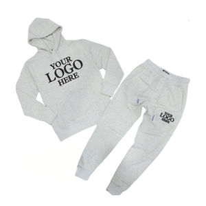 Service OEM ODM, vêtements de sport de haute qualité, impression de logo personnalisée, vêtements de sport pour hommes, matière polaire, jogging, survêtement, ensemble deux pièces - Product Image 5