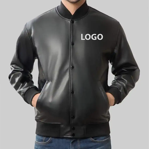 Blouson Bomber Homme Personnalisé en Toile avec Fermeture Éclair, Capuche, Imperméable, Style Streetwear Hiver, Tout Noir, Option Logo - Product Image 1
