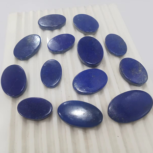 Pierre de lune de pêche naturelle de qualité AAA, cabochon, lapis-lazuli bleu, pierre précieuse en vrac pour la fabrication de bijoux, pierre précieuse de qualité supérieure pour bijoux - Product Image 1