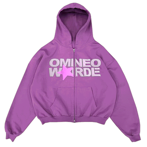 Sweat à capuche à fermeture éclair surdimensionné de haute qualité pull basiques sweats à capuche surdimensionnés en coton mélangé hommes pour personnaliser les sweats à capuche surdimensionnés - Product Image 1