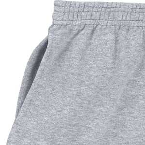 Pantalones de chándal de pierna ancha de algodón 100% apilados de peso pesado personalizados para hombres, pantalones de chándal grises holgados en blanco para hombres - Product Image 5