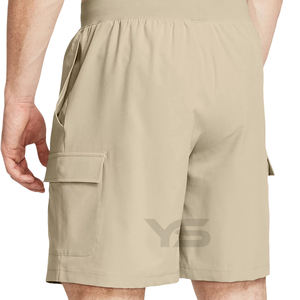 Short en coton à carreaux léger décontracté de haute qualité pour hommes respirant taille élastique longueur au genou Ripstop Stretch durable court - Product Image 2