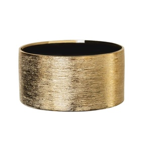 Pot à bougie le plus vendu en métal texturé de haute qualité avec dessus de table en cuivre - Product Image 5