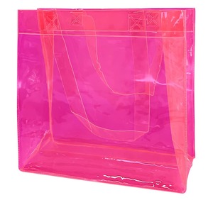 กระเป๋าใส PVC แบบมีหูหิ้ว ตัดแบบไดคัท กันน้ำ ใช้ซ้ำได้ สำหรับใส่ของช้อปปิ้ง ของใช้สำหรับเดินทาง และเครื่องสำอาง - Product Image 5