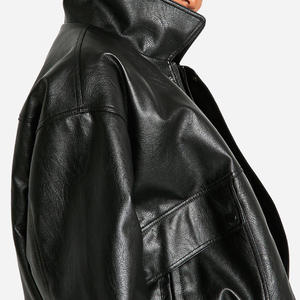 Chaquetas de Cuero Genuino Clásicas, Nuevo Diseño, Chaqueta de Cuero para Mujer, Chaqueta de Cuero de Alta Calidad para Mujer en Venta - Product Image 3