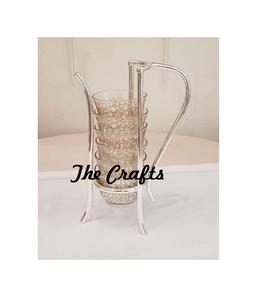 Meilleur design de porte-gobelet en fer couleur argent pour le rangement de la cuisine à domicile Meilleure vente de porte-gobelet décoratif - Product Image 2