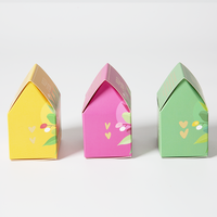 Boîtes de carton papier ivoire à pli inversé imprimé personnalisé pour petite entreprise revêtement UV doublure éponge pour l'emballage de la machine à vapeur de douche