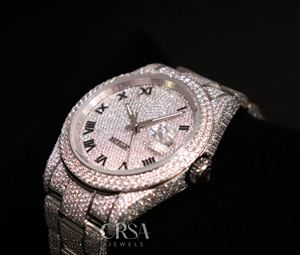 Vente en gros Mouvement suisse Montre en diamant testeur de diamant vérifié Style de célébrité pour revendeur Bijoux Hiphop de haute qualité - Product Image 3