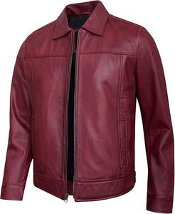 Chaqueta de Cuero para Hombre, Invierno, a la Moda, Talla Grande, Diseño Sólido, Impermeable, Resistente al Viento, Precio Razonable - Product Image 5